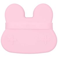  We Might Be Tiny Bunny Silicone Snack Container - Powder Pink